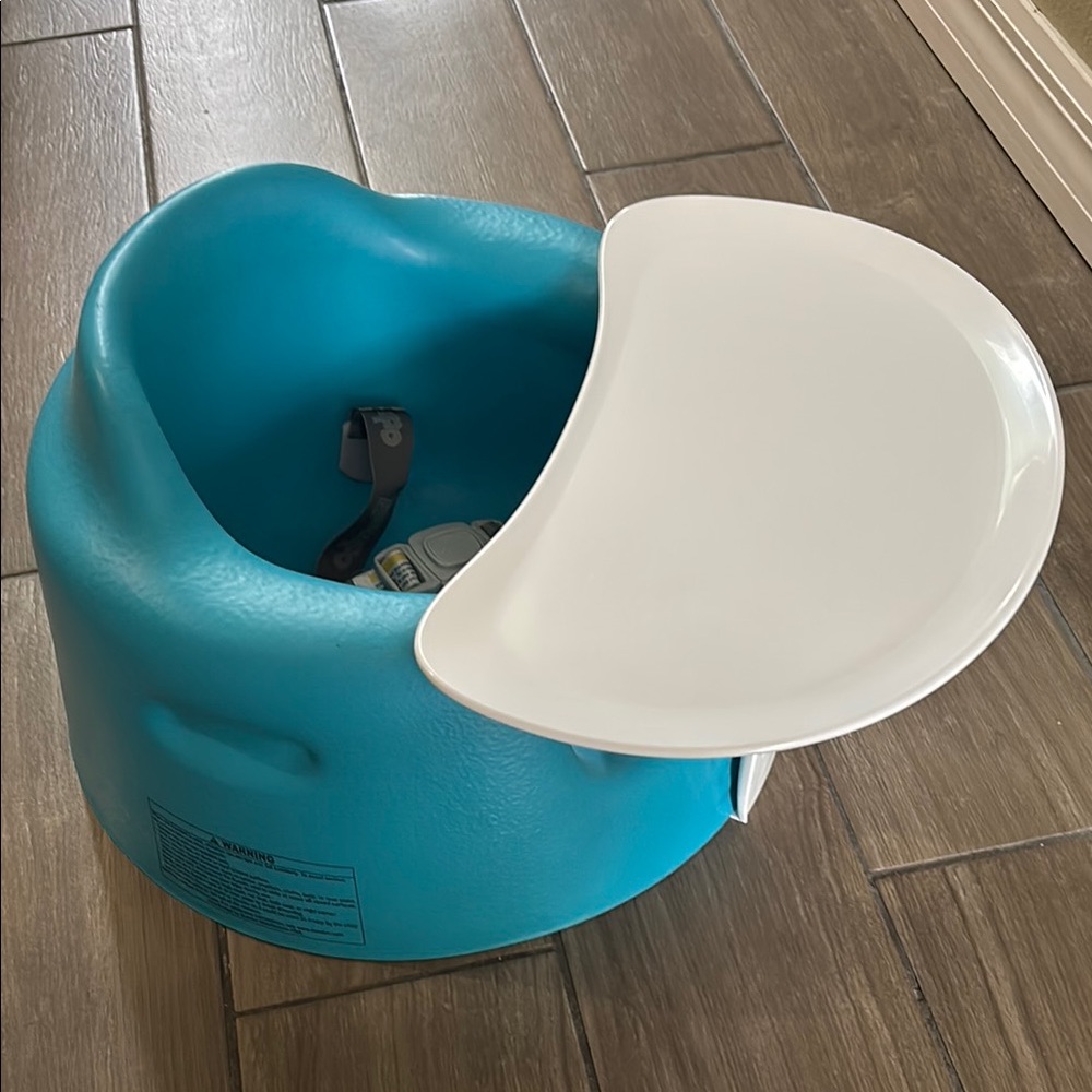 Blue Baby Seat with Tray - Picture 3 of 3